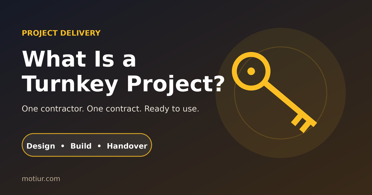 What is a turnkey project?